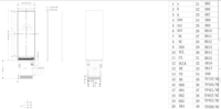 Écran LCD de type barre 2,86 pouces (2,86'') – Petite dalle LCD avec résolution 376x960 et pilote ST7701S, interface SPI RGB