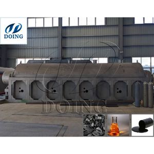 Ligne de production continue de biocarbone à partir de bois/coquilles de noix de coco/balles de riz - Machine de pyrolyse de biochar pour crédits carbone - Product Image 3