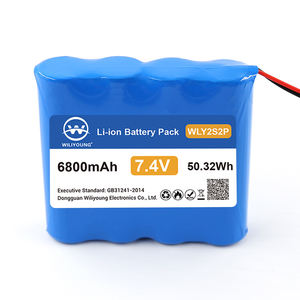 Лидер продаж: литий-ионный аккумуляторный блок <span class=keywords><strong>18650</strong></span> 7.4V 2S2P, сертифицированный KC BIS UL CB CE, емкостью 2400мАч, 3000мАч, 4000мАч, 4400мАч, 5200мАч, 6800мАч - Product Image 6