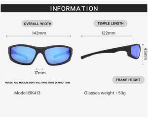 Occhiali da sole polarizzati da ciclismo tr90 da uomo shady <span class=keywords><strong>ray</strong></span> sports outdoor safety Z87 - Product Image 6