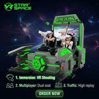 Machine d'arcade de tir VR pour 2 joueurs, simulateur de jeu de tir en réalité virtuelle pour parc d'attractions, centre de divertissement intérieur FEC