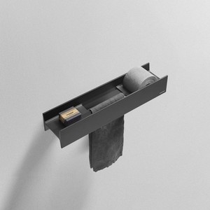 Antonio Lupi angolo LMCombi moderno acciaio inossidabile 304 mensola in metallo lucidato per casa cucina Hotel-nero tovagliolo di carta cromata - Product Image 1