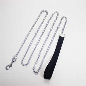 बहु-कार्यात्मक समायोज्य पालतू पट्टा श्रृंखला कर्षण रस्सी से चलने के लिए धातु पिचबुल अजीब कुत्ते श्रृंखला ल्यूश - Product Image 1