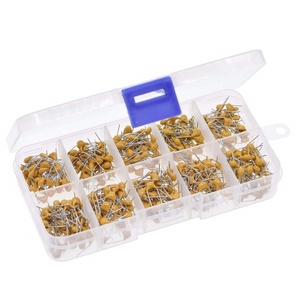 OKYN-Y2088 500 pièces 10 valeurs chacune 50 0.1uF-10uF(104~106) 50V Kit d'assortiment de condensateurs céramiques multicouches - Product Image 5