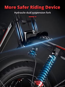 Bicicleta Eléctrica <span class=keywords><strong>de</strong></span> Montaña <span class=keywords><strong>de</strong></span> 2000W con Doble Motor, Bicicleta Eléctrica <span class=keywords><strong>de</strong></span> 20 Pulgadas con Llantas Gruesas, Fatbike QJ8 Todoterreno, Bicicleta Eléctrica Urbana para Adultos - Product Image 3