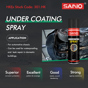 Revêtement de protection sous châssis Sanvo Fluid Film à base d'huile/eau, <span class=keywords><strong>antirouille</strong></span>, insonorisant pour châssis de voiture - Product Image 2
