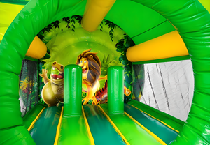Château gonflable <span class=keywords><strong>commercial</strong></span> pour enfants, thème animal, combo structure de jeux, château sauteur, structure de jeux gonflable en PVC, capacité 500 kg, 5-8 ans - Product Image 3