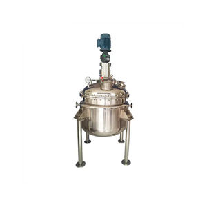 Réacteur agitateur mélangeur ouvert en acier inoxydable Réservoir de réacteur chimique nouvelle condition avec composants du noyau du moteur de la pompe à moteur inclus - Product Image 4