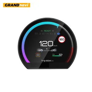 GRANDnavi LCD Digital Speed Cluster Retrofit Meter pour Tesla Model 3 Model Y Car play Dashboard