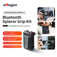 Poignée portable AMagisn pour kit DJI Grip avec fixation rapide pour accessoires de caméra sportive Insta360