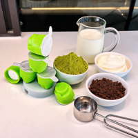 Tapa Portátil para Botella de Matcha en Polvo, Tapa para Botellas de Té Verde Ceremonial Instantáneo, Contenedor de Té para Viajes