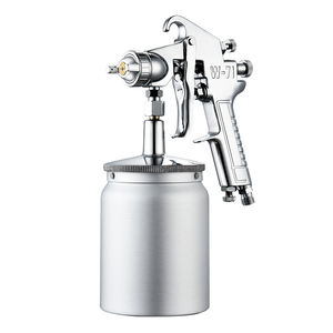 Pistolet de pulvérisation Hvlp, haute pression 600cc 1.3mm buse à gravité alimentation aérographe outil pneumatique <span class=keywords><strong>vernis</strong></span> peinture pulvérisateur Hvlp - Product Image 1