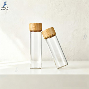 Bouteille de réactif avec bouchon en bois, diamètre 22 mm, bouteille d' aliquotage scellée avec bouchon à vis, bouteille à large ouverture - Product Image 3