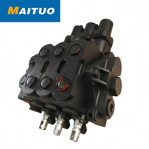 วาล์วไฮดรอลิกแบบหลายทาง Maituo V20 ผลิตจากเหล็กหล่อ ประกอบแบบอินทิเกรต เชื่อมต่อแบบเกลียว สำหรับเครื่องจักรก่อสร้าง - Product Image 3