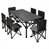 Ensemble table et chaises pliantes Da Niu, légères et modernes, pour l'extérieur, le barbecue, le camping en voiture et les pique-niques portables
