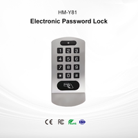 Cerradura Inteligente Antirrobo y Antioxidante de Aleación de Zinc con Desbloqueo RFID y Código para Casilleros de Gimnasio, Puertas de Hotel, Clubes de Fitness, Oficinas y Armarios Electrónicos