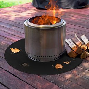 Portable Reusable and Waterproof Deck Patio Protect Mat Fireproof <b>Grill</b> Pad for Fire Pit Mat Under <b>Grill</b> Mat - Product Image 2
