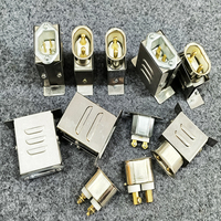 Connecteur de chauffage électrique en acier inoxydable haute température, prise céramique droite à 2 broches pour chauffage à bande