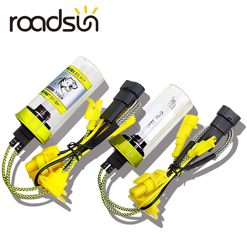 Roadsun HID 크세논 램프 H7 H1 H11 Lampada 크세논 라이트 키트 9006 HB3 9005 6000K 55W 헤드 라이트 전구 H4 Bi-Xenon AC