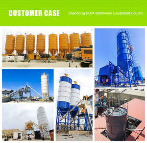 साइलो आपूर्तिकर्ता की कीमत 50 80 90 100 120 टन की कीमतों में मोबाइल कंक्रीट मिक्सिंग स्टेशन के लिए स्क्रू से जुड़ी सीमेंट साइलो - Product Image 6