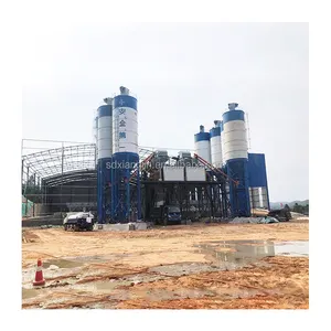 Satılık özelleştirilmiş beton harmanlama santrali çimento harcı otomatik tartı karıştırma tesisi 50t