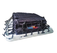 YH-G-012 YUHANG Filet de toit noir de haute qualité avec crochets en plastique / Filet de chargement en nylon pour remorque