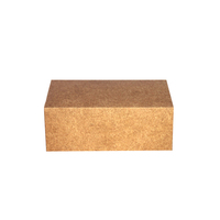 Contenitori per alimenti in cartone Kraft per alimenti frittura di cibo surgelato di pollo frutti di mare Barbecue scatole di imballaggio per Barbecue ristorante da asporto