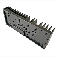 Dissipateur thermique pour amplificateur série 6000, 250(L)*40(H)*100(P)mm, profilés en aluminium sur mesure 6063 T5