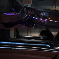 Iluminación Ambiental Interior LED Symphony de 256 Colores para BMW X5/X6 E70/E71 2006-2013, Accesorios Decorativos