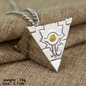 Kalung Anime Yu-Gi-<span class=keywords><strong>Oh</strong></span>! Liontin 3D Besar Yugi Muto, Custom dari Paduan Seng Berlapis Elektroplating - Product Image 5