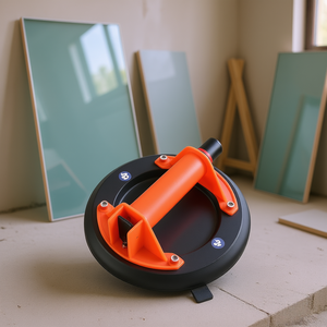Ventosa de vacío para vidrio de 8 pulgadas con mango de ABS, capacidad de 400 lb para azulejos grandes y ventanas, herramienta de succión con rotación manual - Product Image 2