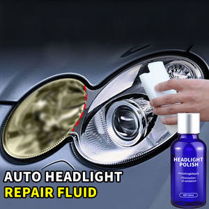 Fluido e Strumento per la Riparazione dei Fari Auto 30ml Accessori per il Rinnovamento delle Lampade Auto in Plastica - Product Image 1