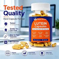 Capsules végétaliennes à base de plantes de lutéine et de zéaxanthine, 60 à 180 unités en flacon/bocal, pour le soutien de la vision et la protection contre la lumière bleue.
