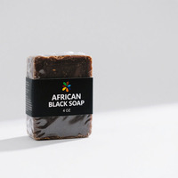 Sabun Hitam Afrika organik untuk Herbal kulit kering anti-jerawat pembersih noda antiseptik keseimbangan Pembersih pori dalam kulit berminyak