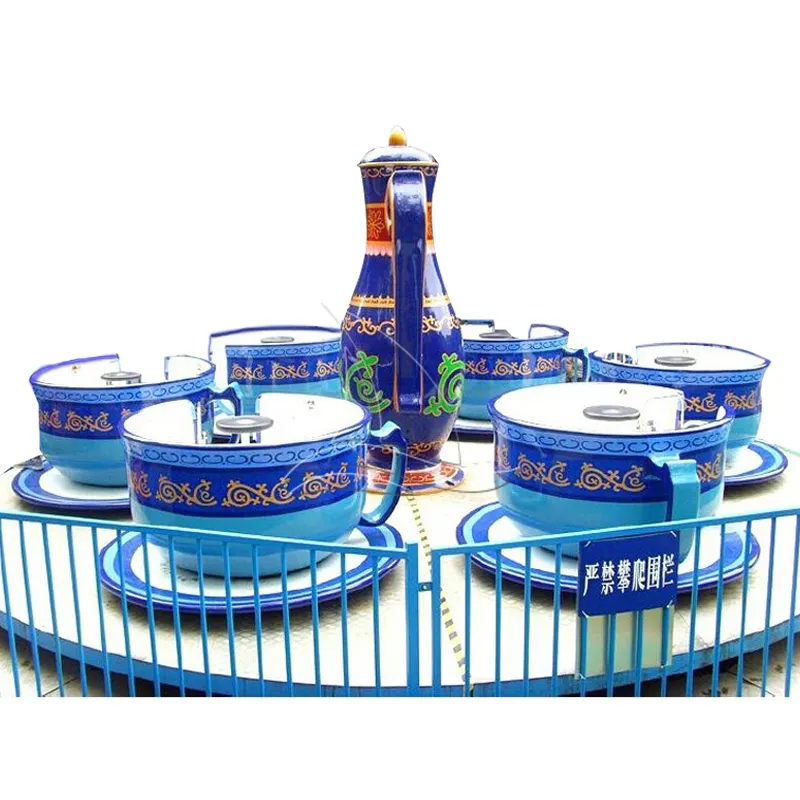 City Center Park Koffie Cup Amusement Attracties Kids Merry Go Round Metal Carrousel Theekop Ritten Te Koop