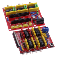 Nouveau V3 graveur bouclier CNC bouclier V4 Machine de gravure/imprimante 3D/A4988 /DRV8825 pilote carte d'extension pour Arduino bricolage Kit