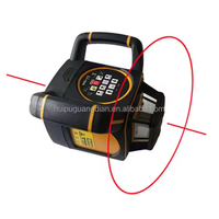 Niveau laser rotatif de précision 2012R pour l'agriculture, faisceau rouge, auto-nivelant, 360°, émetteur de niveau laser rotatif pour terrain