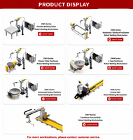 Stasiun Kerja Pengelasan Robotik Khusus dengan Posisioner Servo Ganda untuk Produksi Massal Rangka Logam Otomatis