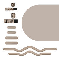 Vente directe usine – Bracelets de poignet en silicone unisexe avec barre de musculation pour haltères et suppléments d'entraînement pour femmes