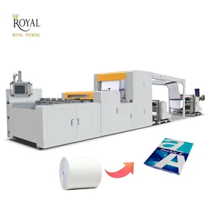 A3 A4 A5 Papiers ch neider und Verpackungs maschine Automatische Rollen-zu-Blatt-Papier-Präzisions-Quer schneide maschine