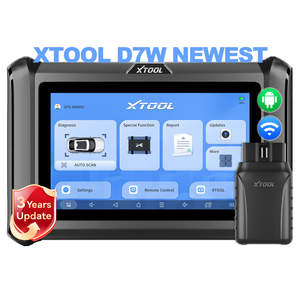 Xtool เครื่องสแกนเนอร์ยานยนต์ออโต้ D7W เครื่องวินิจฉัย OBD เครื่องตั้งโปรแกรมอิมโมบิไลเซอร์อัตโนมัติสำหรับคีย์ทั้งหมดที่หายไปกับไวไฟไร้สาย - Product Image 1