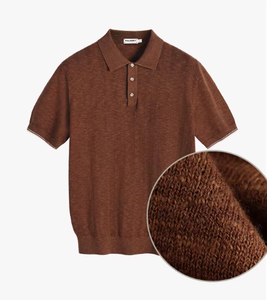 Nouveau Polo Homme Tendance 2026 – Simple, Décontracté, en Coton Pur, Respirant, Anti-boulochage, Polyvalent - Product Image 4