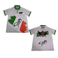 Roadstar noms personnalisés Dart Polo chemise fermeture éclair Polo col normal col montant chemise de bowling chemise de sport