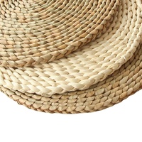 Chargeurs en rotin napperons ronds osier tissé naturel tressé tapis de Table ensemble cuisine décor antidérapant sous-verres