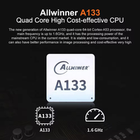 Carte mère Allwinner A133 Quad-core 64 bits Cortex-A53 Android10 avec port série pour HMI intelligent Android 10
