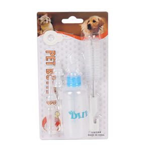 Juice Pet Dog Juego de biberones para mascotas de cuatro piezas para cachorros y gatitos recién nacidos Alimentación y riego - Product Image 1