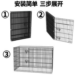 Küçük ve orta köpek kapalı kulübesi ev plastik çit köpek kafesi ile köpekler için hiçbir alt korkuluk Pet ürünleri kutulu - Product Image 2