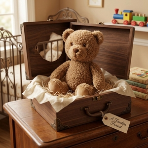 <span class=keywords><strong>Orsetto</strong></span> di peluche marrone all'ingrosso, morbido animale di peluche, bambola di peluche personalizzata OEM, in cotone PP, ricamato, conforter per compleanno - Product Image 2