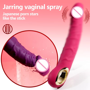 Vibratore di stimolazione anale alimentato USB per le donne realistico Dildo bacchetta con G-Spot e massaggiatore clitoride per il piacere femminile - Product Image 4