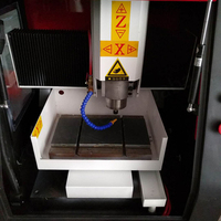 Routeur CNC 4040 4030 pour marbre, granit et pierre, haute qualité, gravure de bijoux, sculpture 3D de jade, NC Studio PLC Syntec/RichAuto
